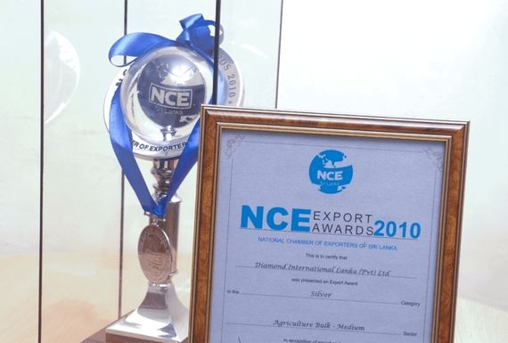 Certified with recognition by the National Chamber of Exporters Sri Lanka